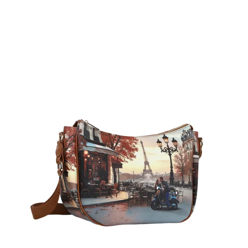 YNot Yes Bag Medium Hobo with Adjustable Strap and Zip,... 2