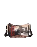 YNot Yes Bag Medium Hobo with Adjustable Strap and Zip, London Bridge