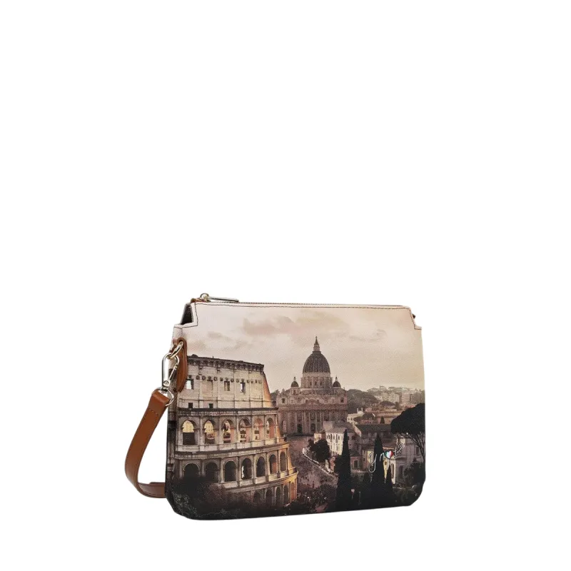 YNot Yes Bag Flache Umhängetasche mit Reißverschluss und... 2