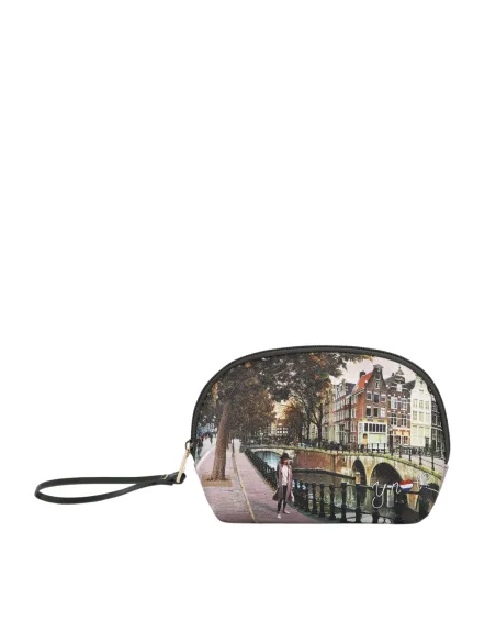 Kleines Beautycase YNot Yes Bag mit Reißverschluss und Print, Amsterdam Bridge
