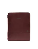 Piquadro Philip Leather Notepad Holder with iPad® Compartment, brown