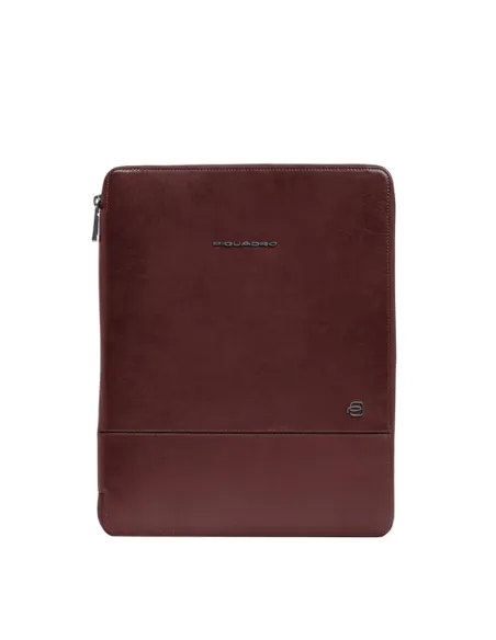 Piquadro Philip Leather Notepad Holder with iPad® Compartment, brown