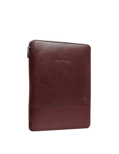 Piquadro Philip Leather Notepad Holder with iPad® Compartment, brown