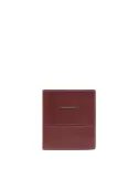 Piquadro Philip small vertical wallet for men with RFID protection, brown