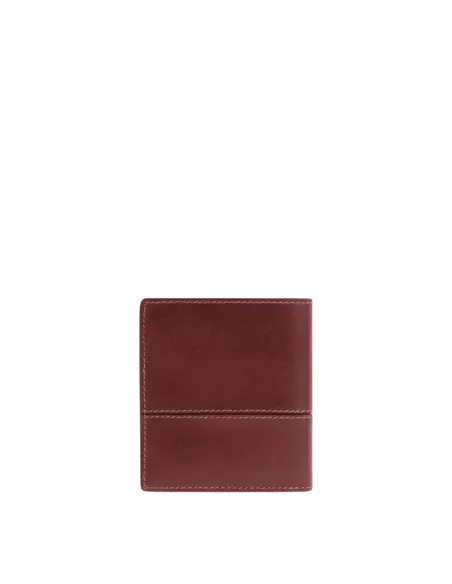 Piquadro Philip small vertical wallet for men with RFID protection, brown