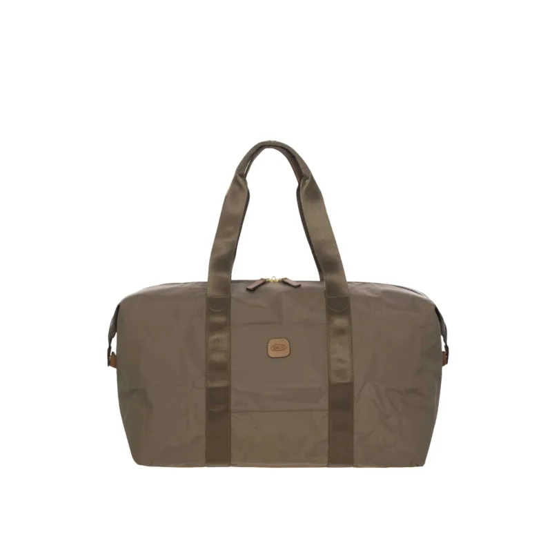 Borsone medio pieghevole Brics X-Collection, nocciola