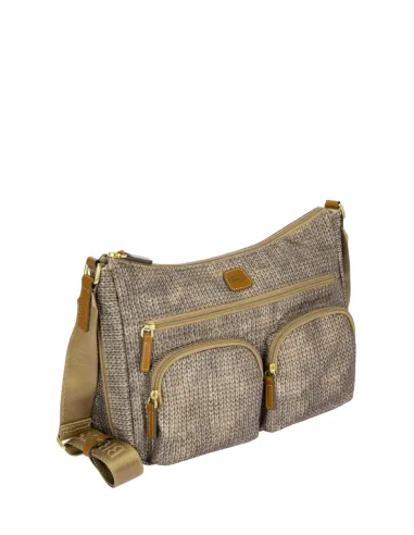 Brics Medium shoulder bag with three...