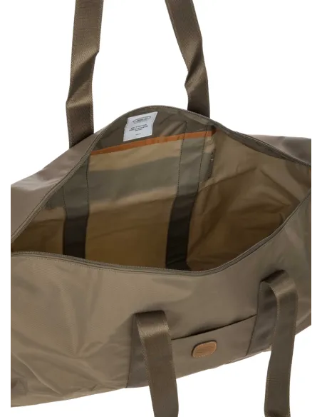 Brics X-Collection Folding Duffle mit Reißverschlussöffnung, nut