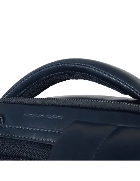 Piquadro Blue Square Reiserucksack mit Anti-Diebstahl-Kabel, gelb