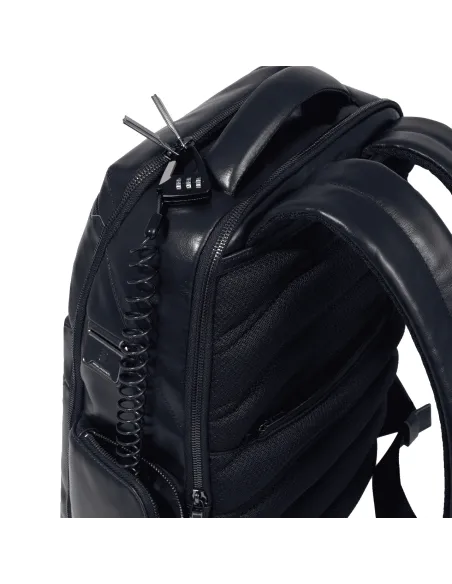 Piquadro Blue Square Reiserucksack mit Anti-Diebstahl-Kabel, gelb