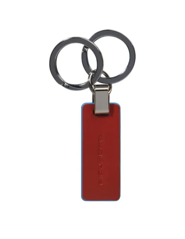 Keychain with double ring B2, orange