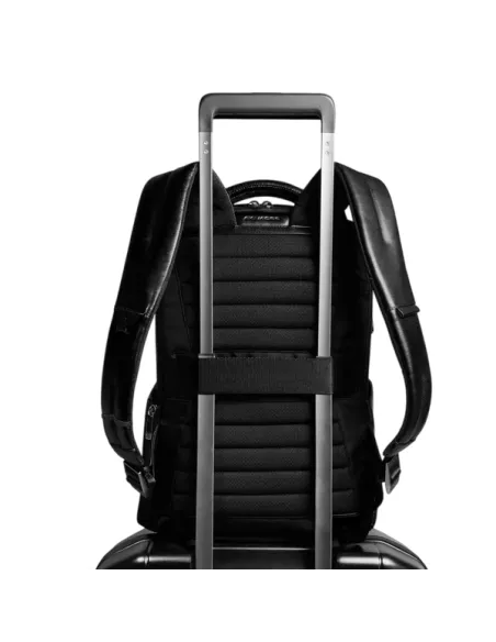 Piquadro Philip Men's Backpack Leather 14" Laptop RFID, black
