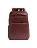 Piquadro Philip Rucksack Leder Laptop 14" RFID-Schutz, braun