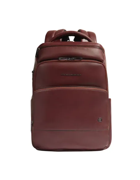 Piquadro Philip Men's Backpack Leather 14" Laptop RFID, brown