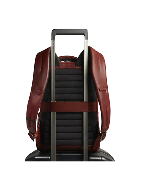 Piquadro Philip Men's Backpack Leather 14" Laptop RFID, brown