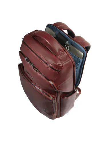 Zaino per PC da 14 in pelle Piquadro...
