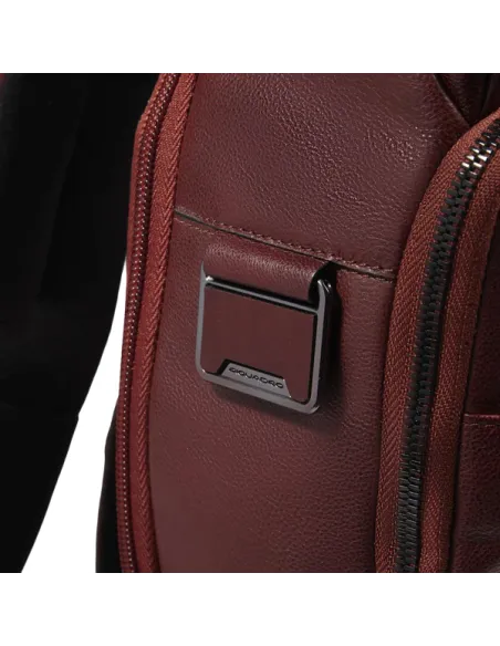 Piquadro Philip Men's Backpack Leather 14" Laptop RFID, brown