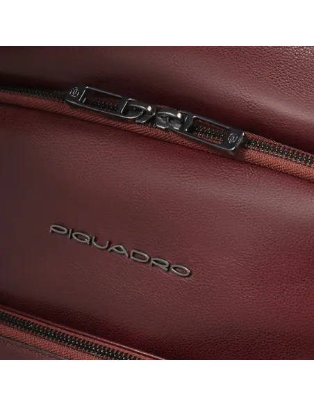 Piquadro Philip Men's Backpack Leather 14" Laptop RFID, brown