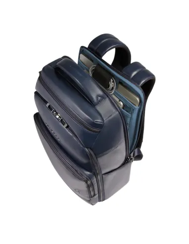 Zaino per PC da 14 in pelle Piquadro...