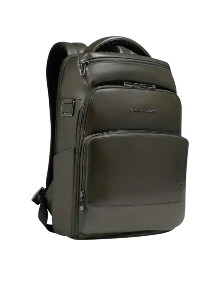 Piquadro Philip Men's Backpack Leather 14" Laptop RFID, green