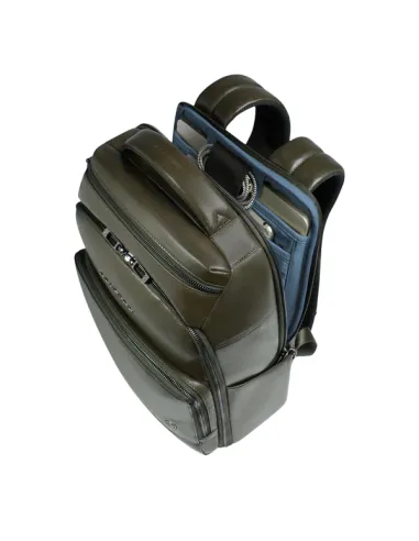 Zaino per PC da 14 in pelle Piquadro...