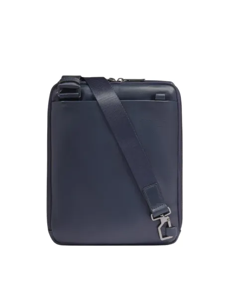 Men's Leather Crossbody Bag Piquadro Philip for iPad® Pro 11", blue