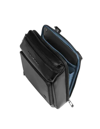 Men's Leather Crossbody Bag Piquadro...