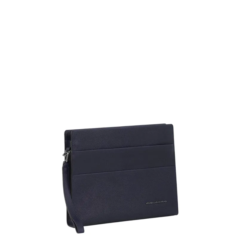 Pochette porta iPad® in pelle Piquadro Paavo, blu 2