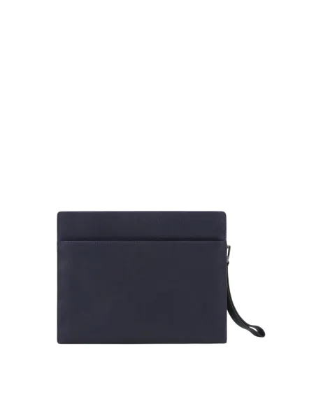 Pochette porta iPad® in pelle Piquadro Paavo, blu