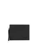 Pochette porta iPad® in pelle Piquadro Paavo, nera