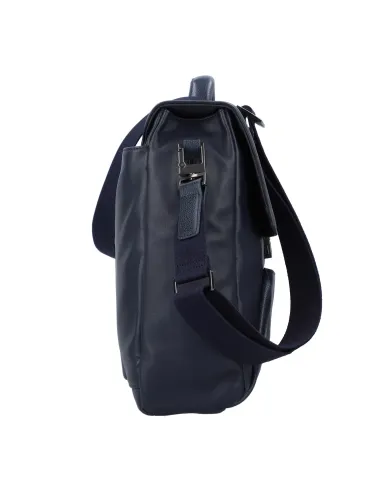 Piquadro Pan leather laptop bag with...