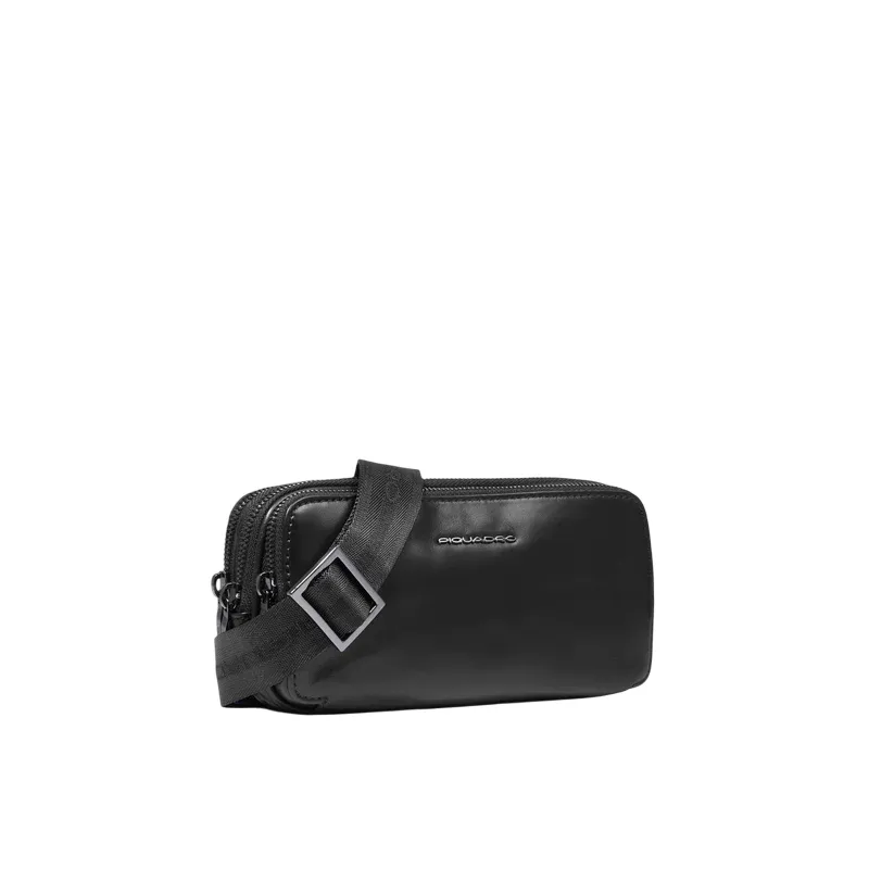 Piquadro Blue Square men's clutch bag with three zipped... 2