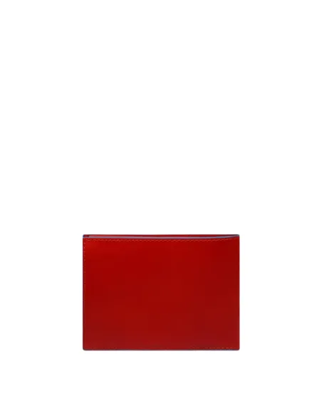 Men's wallets Blue Square collection, orange
