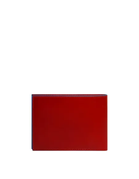 Piquadro Blue Square Herrenbrieftasche mit Geldbörse, orange