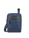 iPad® crossbody bag Piquadro Trakai, blue