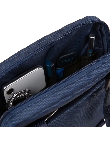 iPad® crossbody bag Piquadro Trakai, blue
