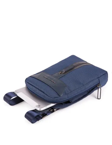 Borsello compatto in tessuto...