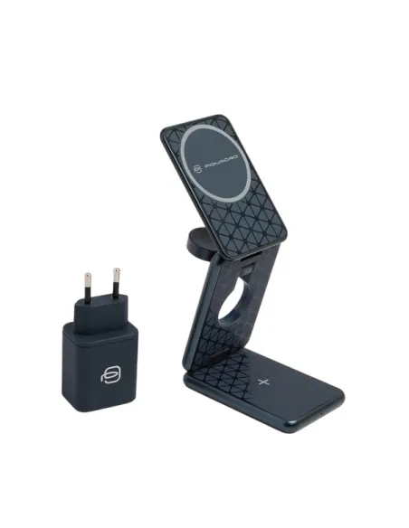 Piquadro 3-in-1 15W Ladegerät mit 45W GaN-Adapter