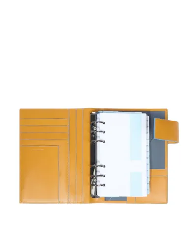 Mittelgroßer Organizer Blue Square, gelb