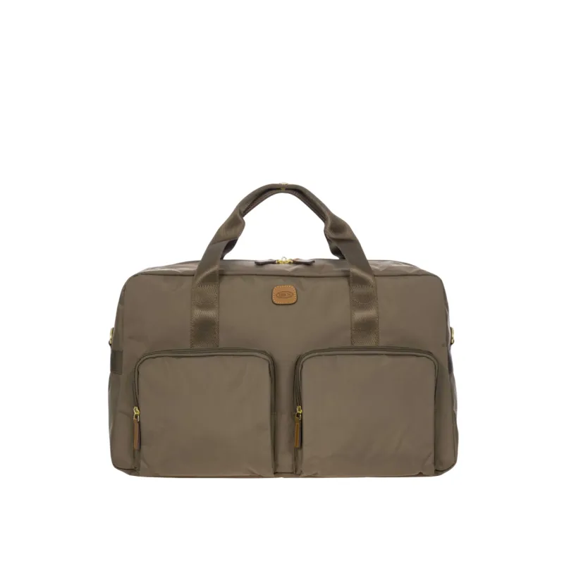 Duffle Bag with two front pockets X-Collection, Nut