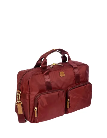 Duffle Bag with two front pockets X-Collection, bordeaux