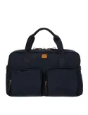 Borsone cabina Brics con tasche esterne, blu oceano
