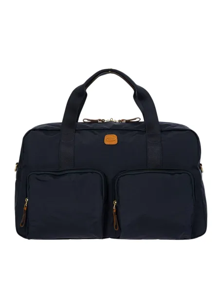Borsone cabina Brics con tasche esterne, blu oceano