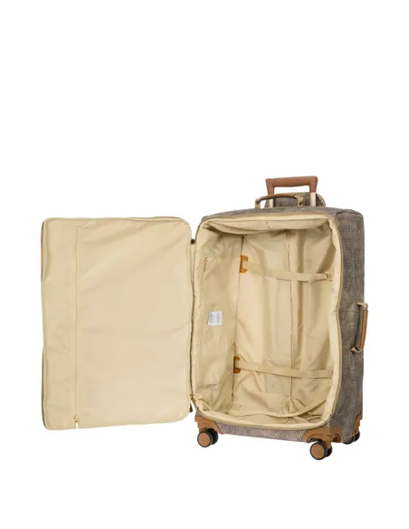 Bric's X-Collection medium trolley in recycled fabric, wool nut