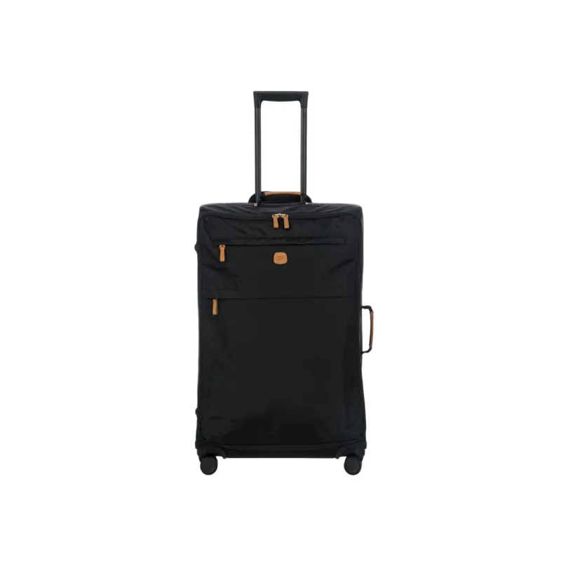 Trolley grande Brics X-Collection nero-cuoio