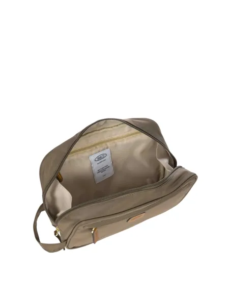 Brics X-Collection Stoff und Leder Necessaire, Nut