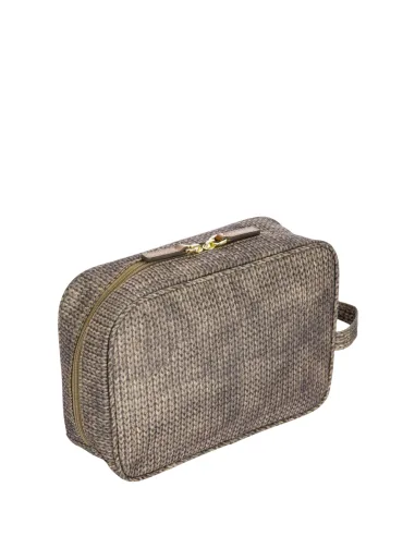 Necessaire in tessuto e pelle Brics...