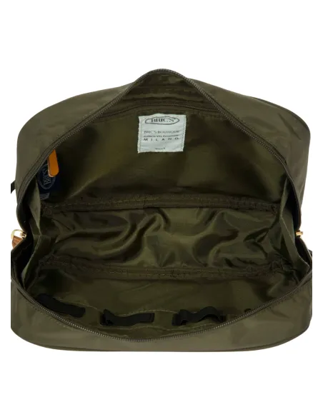 Brics X-Collection fabric and leather Necessaire