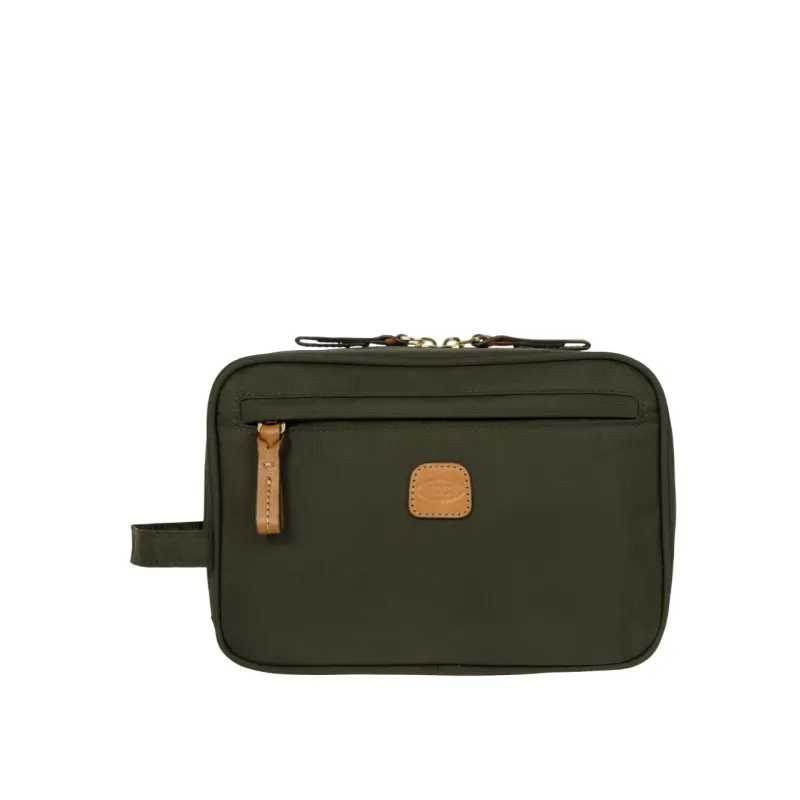 Brics X-Collection fabric and leather Necessaire