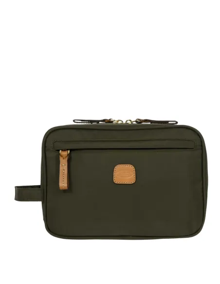 Necessaire in tessuto e pelle Brics X-Collection